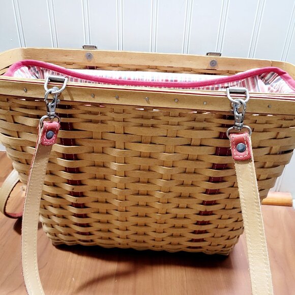 2004 Longaberger Mothers Day Weekend Tote Basket - Picture 2 of 9